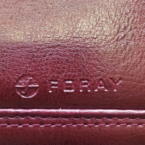 Foray Maroon Faux Leather Briefcase Planner Binder Bag Multi-Pocket Organizer . - Picture 4 of 16